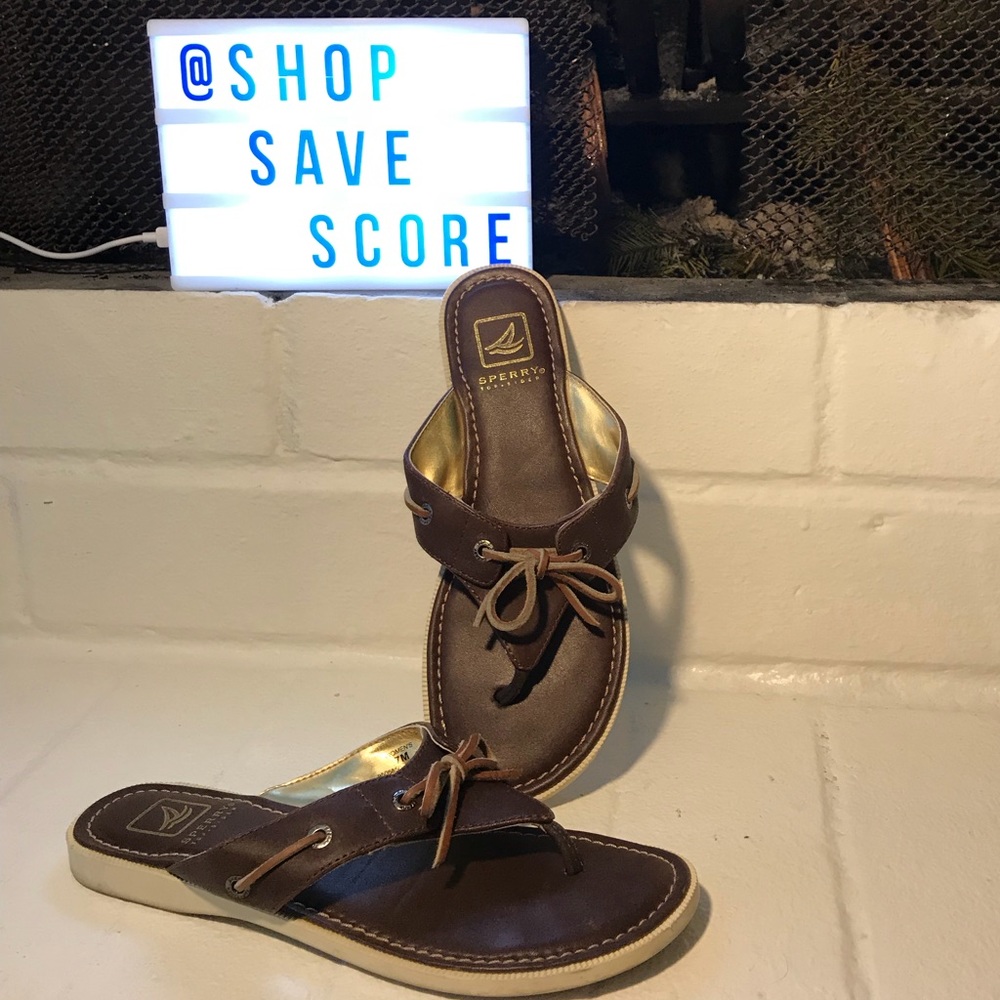 Sperry Topsiders Sandals bow tie size 7